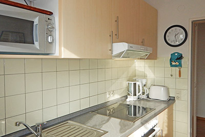 Appartement 37: Voll ausgestattete Küche